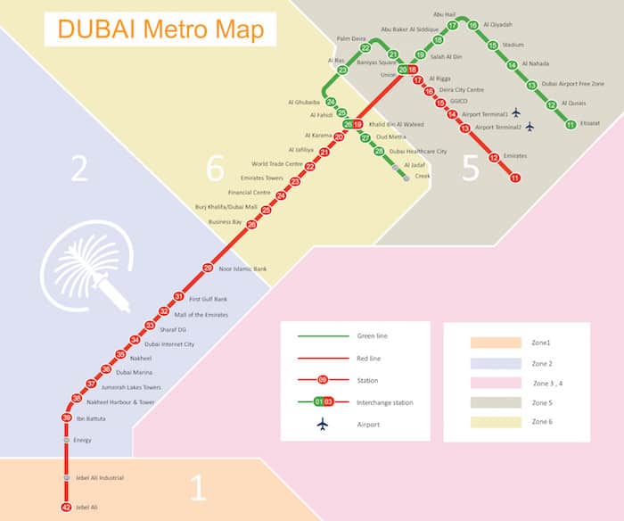 Al Nahda Metro Station Map