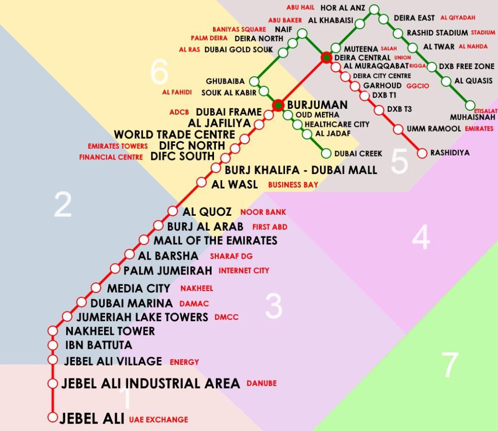 Al Qiyadah Metro Station Map