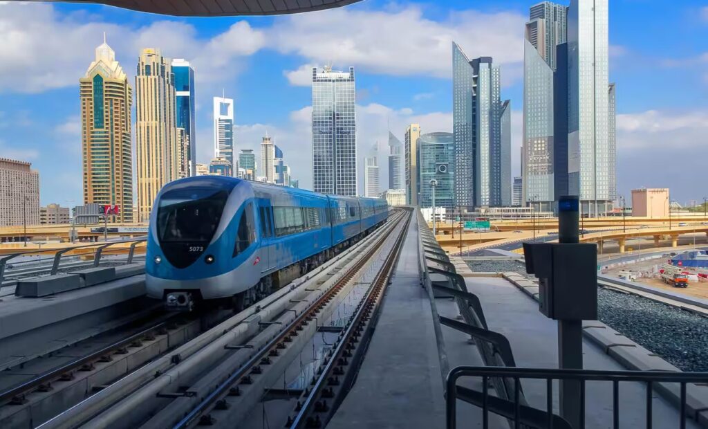 Al Jafiliya Metro Station with Location Map - Dubai Metro