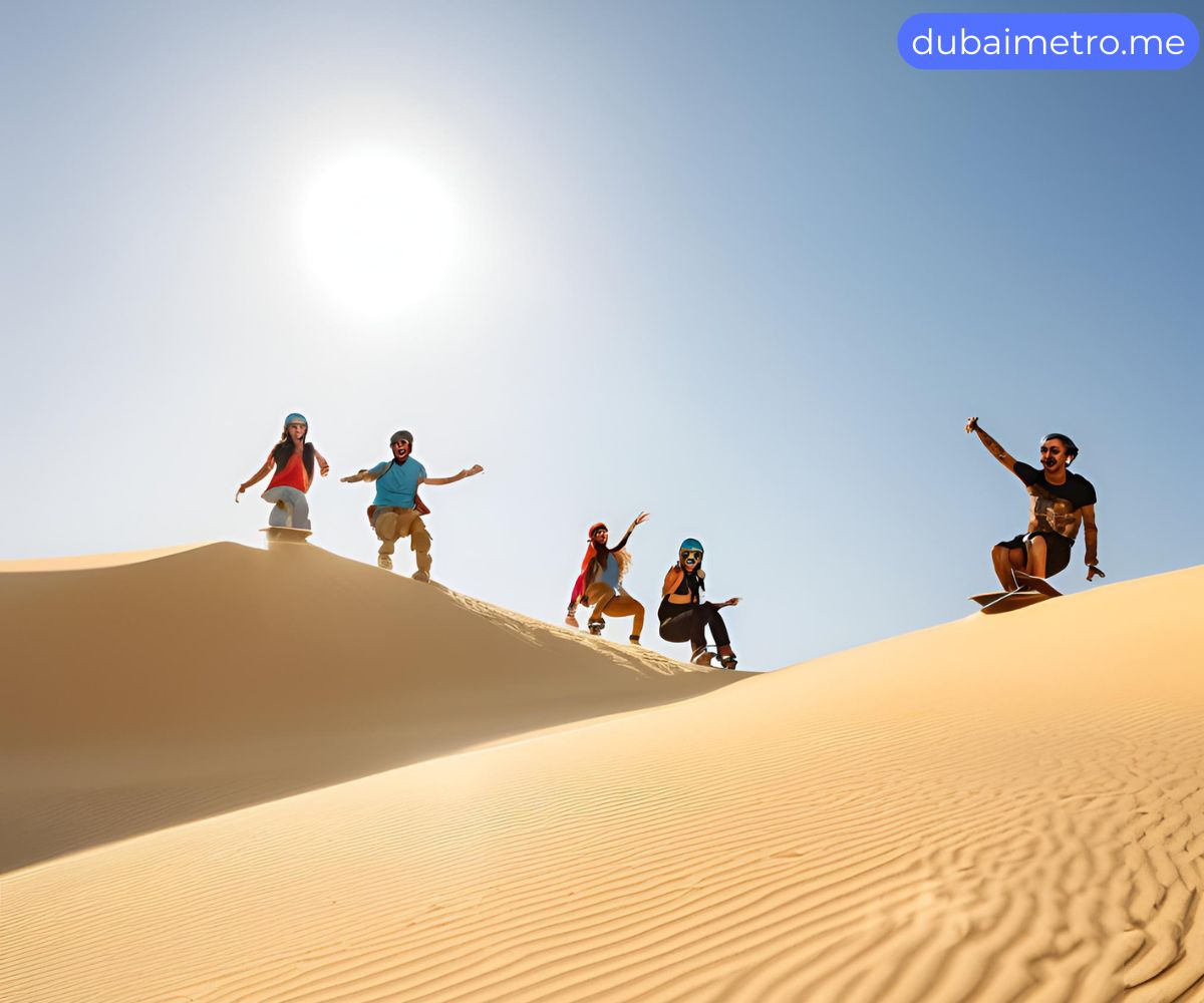 Sandboarding on the Dunes