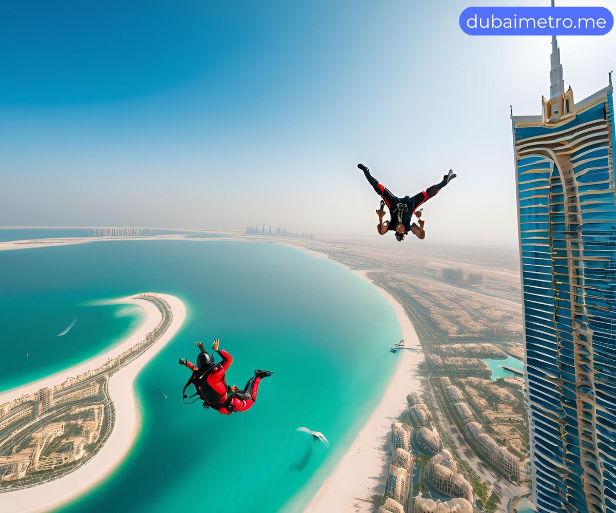 Skydiving Over The Palm